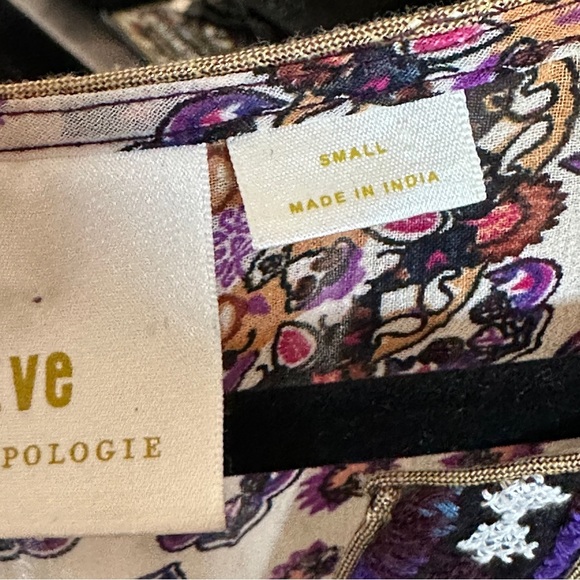 Maeve Anthropologie Small Quartier Latin Patchwork Mini Dress Bohemian Colorful - Picture 4 of 16